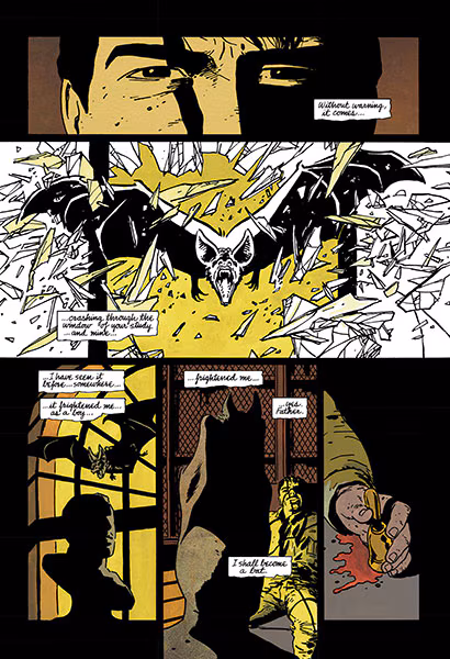 Batman's origins by Frank Miller © Warner Bros